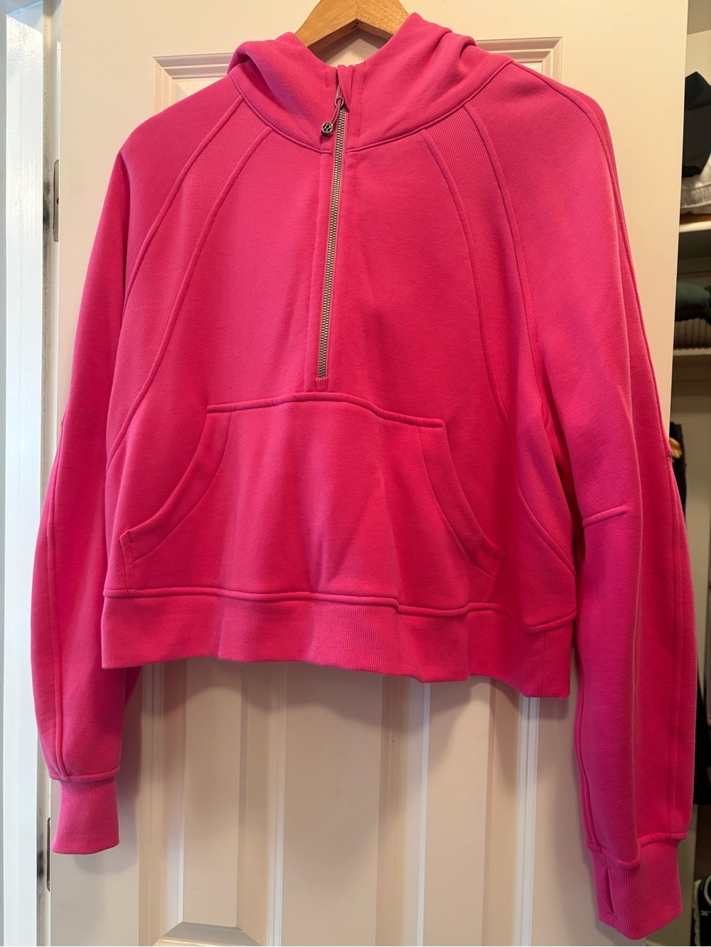 lululemon Scuba Oversized Half-zip Hoodie in Sonic pink